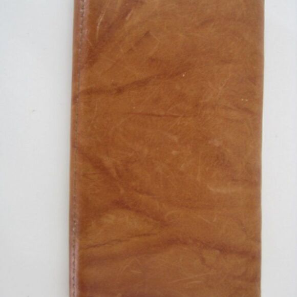 VINTAGE Clutch Wallet Tan Tooled Leather Horse Engraving - Picture 2 of 5